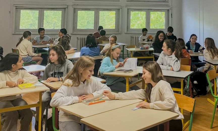 Convivencia entre alumnas y alumnos de 4ème y de 6ème