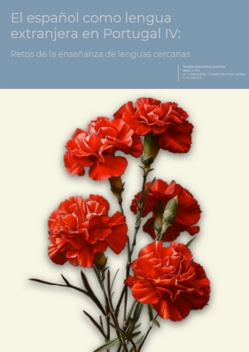 Portada: El español como lengua extranjera en Portugal IV: Retos de la enseñanza de lenguas cercanas. Ministerio de Educación, Formación Profesional