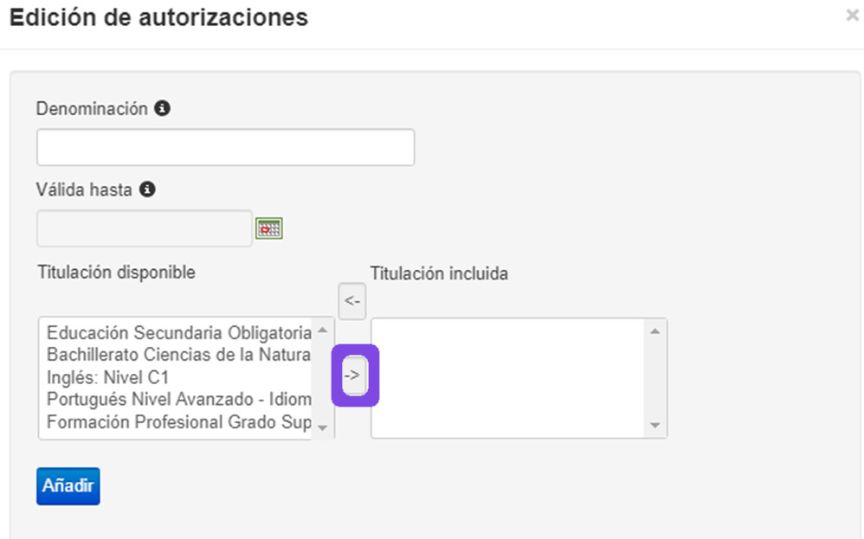 Imagen de creación de autorización (parte 2)
