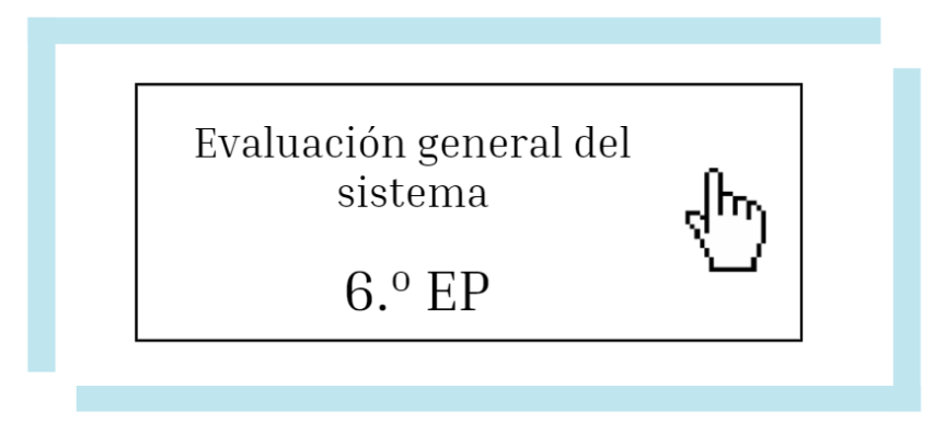 Icono interactivo de la Evaluación general del sistema 6º EP