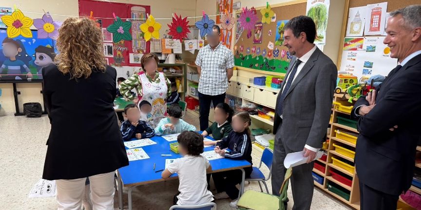 El Secretario de Estado de Educación visita un centro educativo de la Ciudad Autónoma de Ceuta 