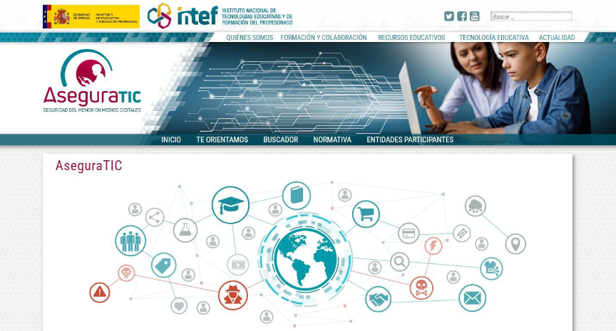 captura de pantalla de la web