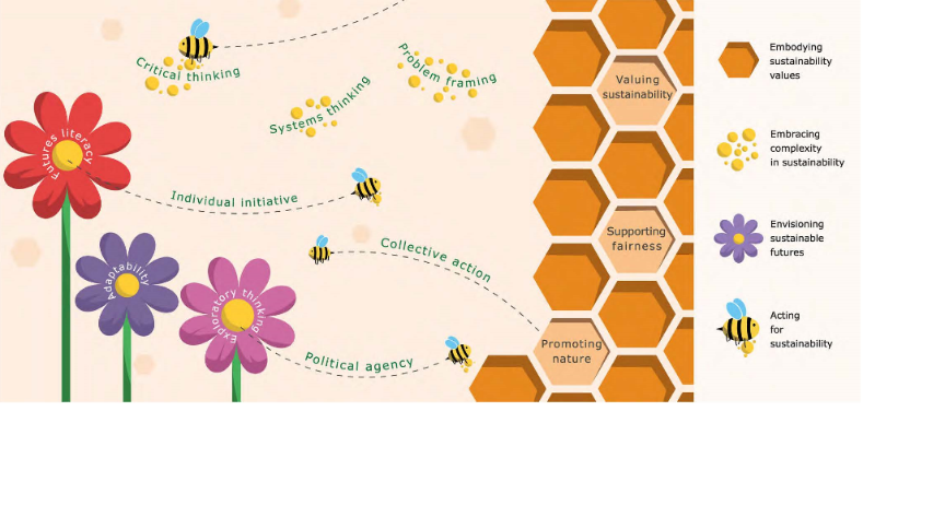 Representación visual de la Green comp