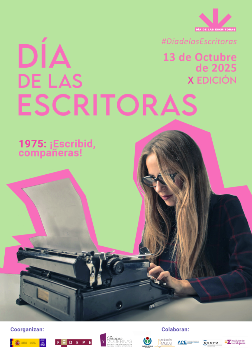 Cartel del Día de la escritoras 2025