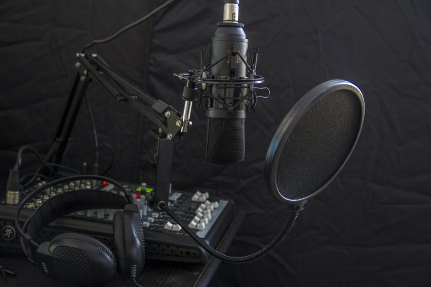 Micrófono de radio
