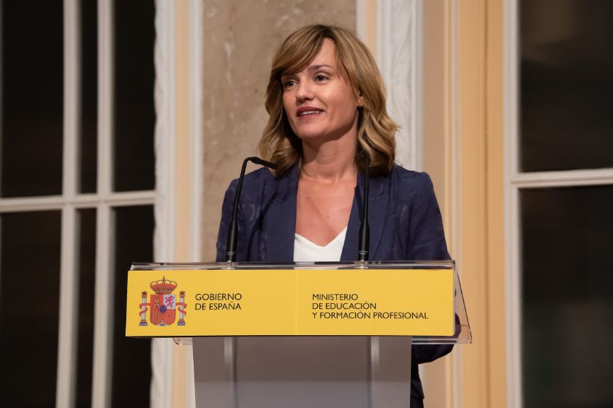 La ministra de Educación y Formación Profesional, Pilar Alegría