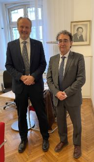 Reunión con el nuevo director del Gymnasium Radetzky