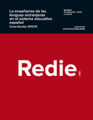 La enseñanza de las lenguas extranjeras en el sistema educativo español. Curso escolar 2012/13