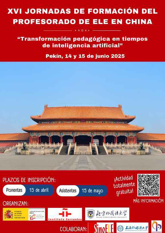 Cartel XVI Jornadas Pekín