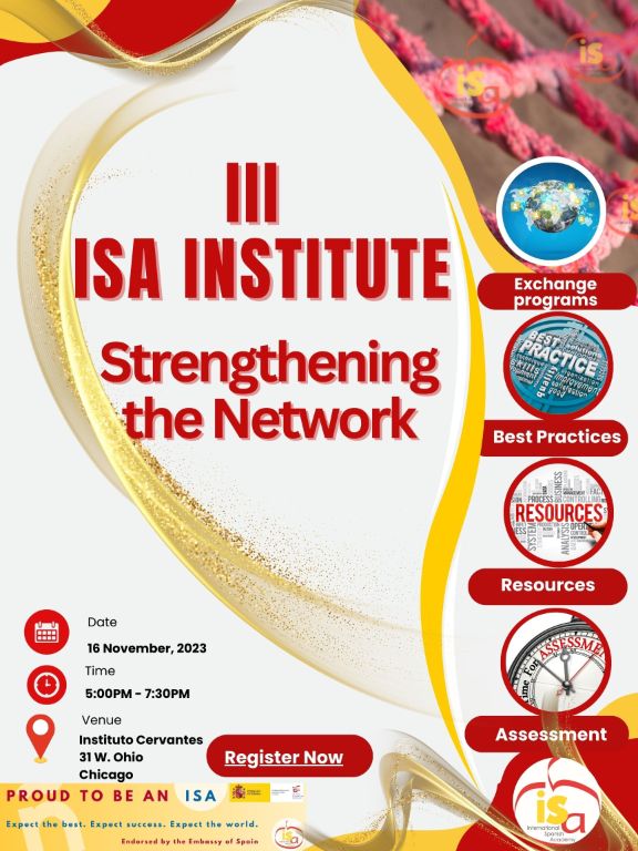 Folleto informativo del seminario ISA 2023