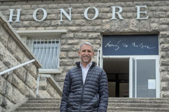 El profesor Carlos Sarria en nuestro centro escolar