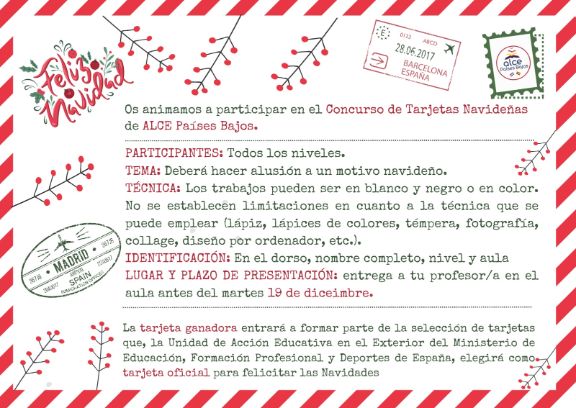 Bases concurso tarjetas de navidad