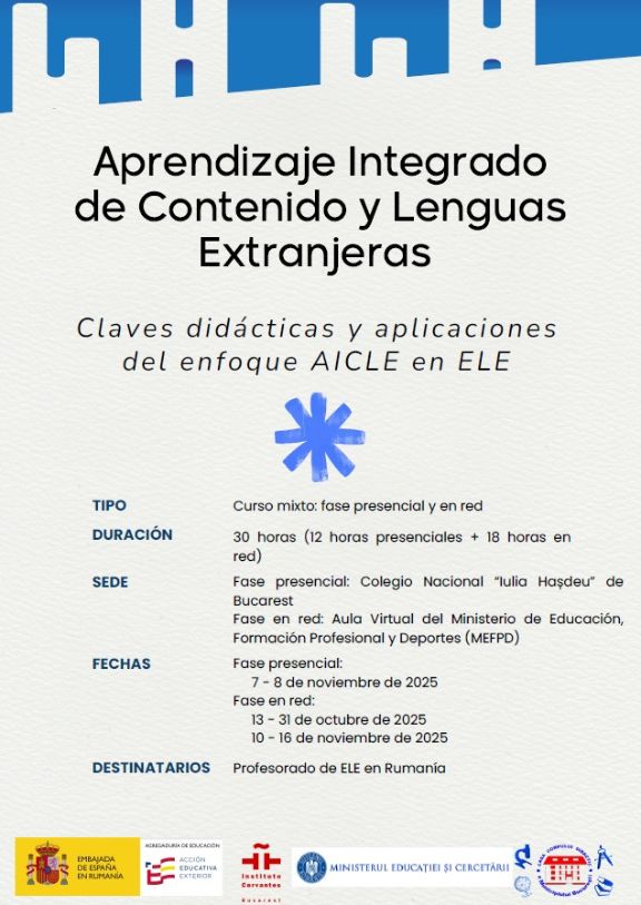 Portada del curso sobre AICLE