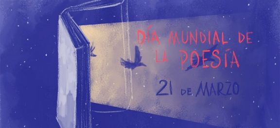 Cartel día mundial de la Poesía