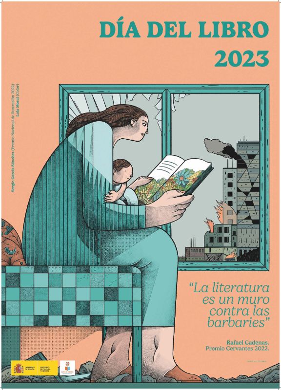 Cartel del día del libro