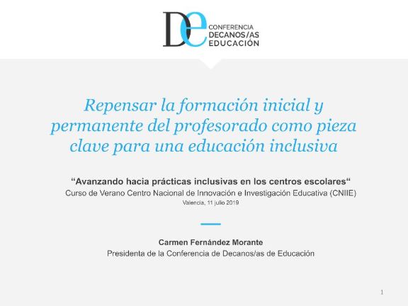 captura de la presentación utilizada por la ponente