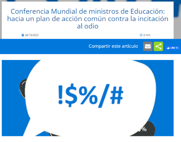 Captura de la web de la UNESCO