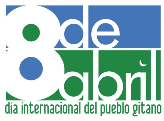 logo dia internacional pueblo gitano