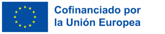 Logo cofinanciación de la Unión Europea