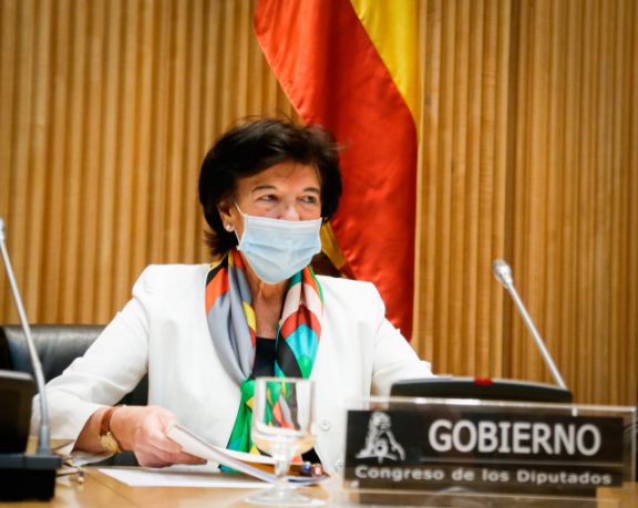 Isabel Celaá en la Comisión de Educación del Congreso