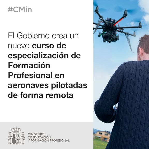 Curso de especialización en aeronaves pilotadas de forma remota