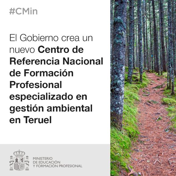 Nuevo Centro de Referencia Nacional de Formación Profesional especializado en gestión ambiental