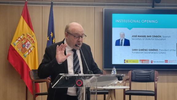 El secretario de Estado de Educación en la inauguración de la jornada europea sobre desegragación escolar