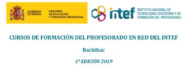Curso INTEF de formación de profesorado Bachibac enero 2019