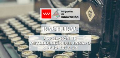 Cartel del curso de Formación en metodología del ensayo
