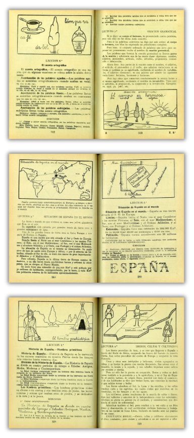 Páginas interiores de la Enciclopedia Álvarez