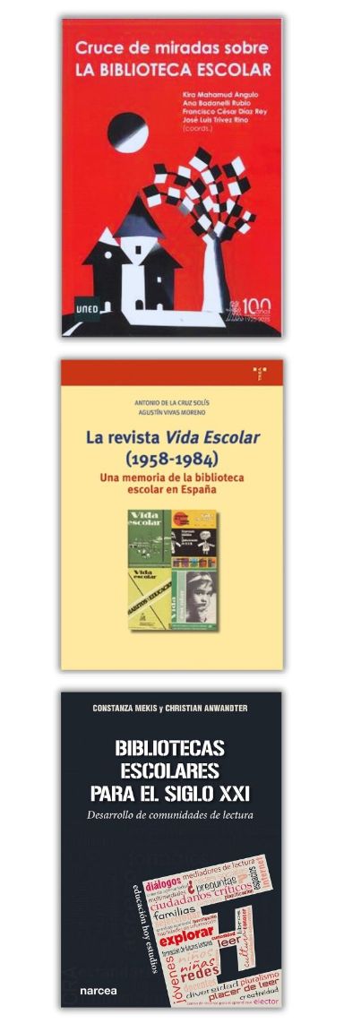 Libros sobre bibliotecas escolares