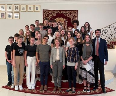 Visita de los alumnos del Gymnasium Dachsberg