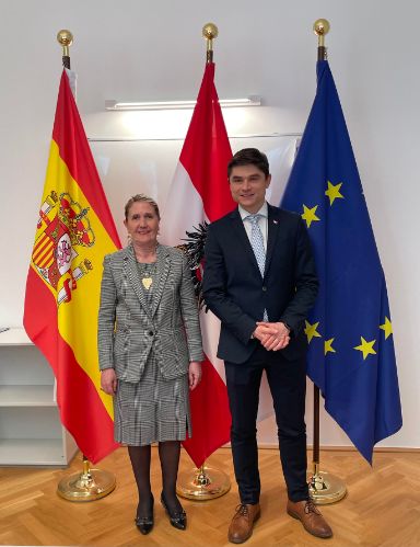 Reunión con Alexander Huber, secretario general del BMB