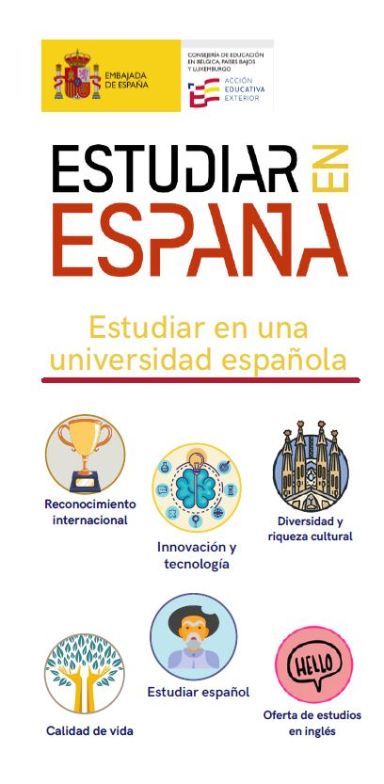 Folleto Estudiar en España