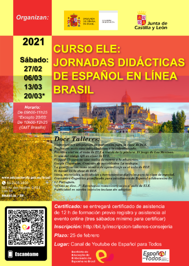 Cartel talleres online Extenda