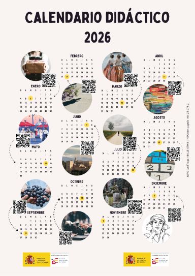 Calendario didáctico-2026 con códigos QR multilink