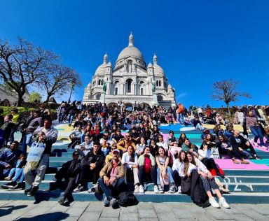 Felices con nuestro encuentro. Abril 2024. París