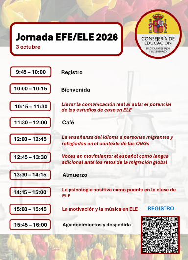 Programa jornada EFE ELE 2026