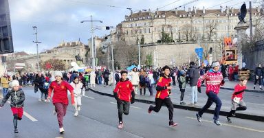 carrera de “L´Escalade” en Ginebra