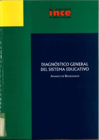 Portada del avance de resultados del Diagnóstico general del sistema educativo