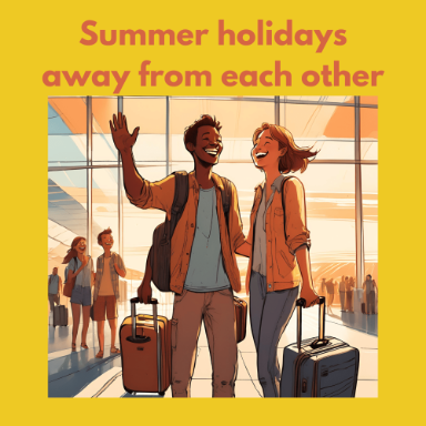 Audio "Summer holidays away from each other"