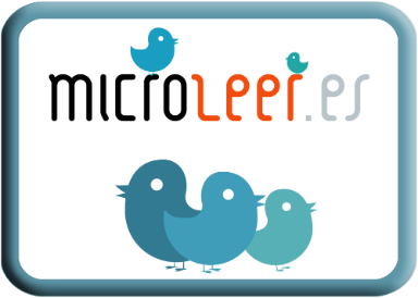 cartel microleeres con tre pájaros de twitter