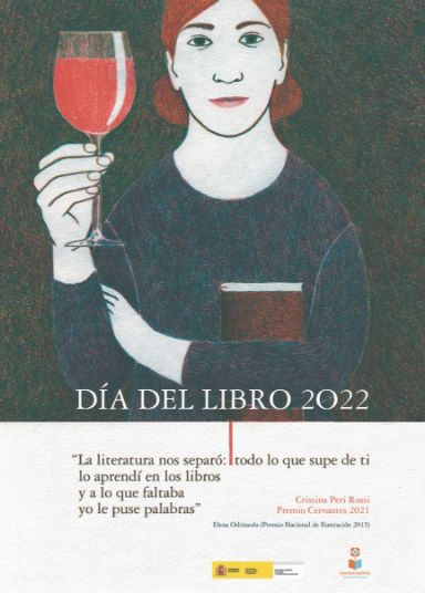 Cartel del día del libro del Ministerio de Cultura