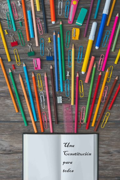 Cartel Concurso Nacional Una Constitución para todos 2024