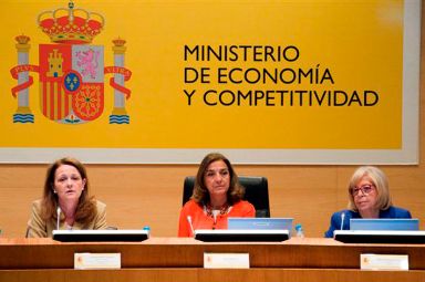 Montserrat Gomendio, en un momento del Encuentro Rectores-Ministerio de Economía y Competitividad