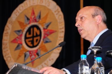 José Ignacio Wert durante su discurso.