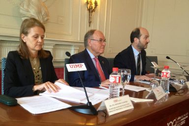 La secretaria de Estado de Educación, Formación Profesional y Universidades, Montserrat Gomendio, durante su intervención.