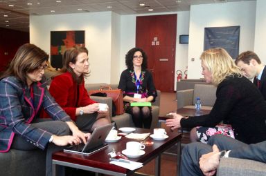 Reunión con participantes Europeos en Bruselas