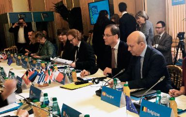 Reunión de ministros de Educación de la Unión Europea