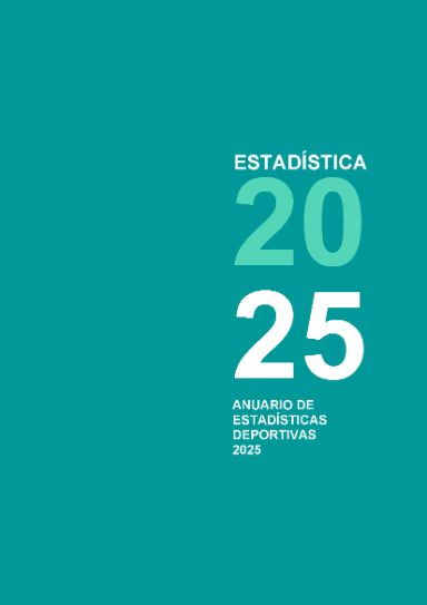 Portada de la publicación Anuario de Estadísticas Deportivas 2025